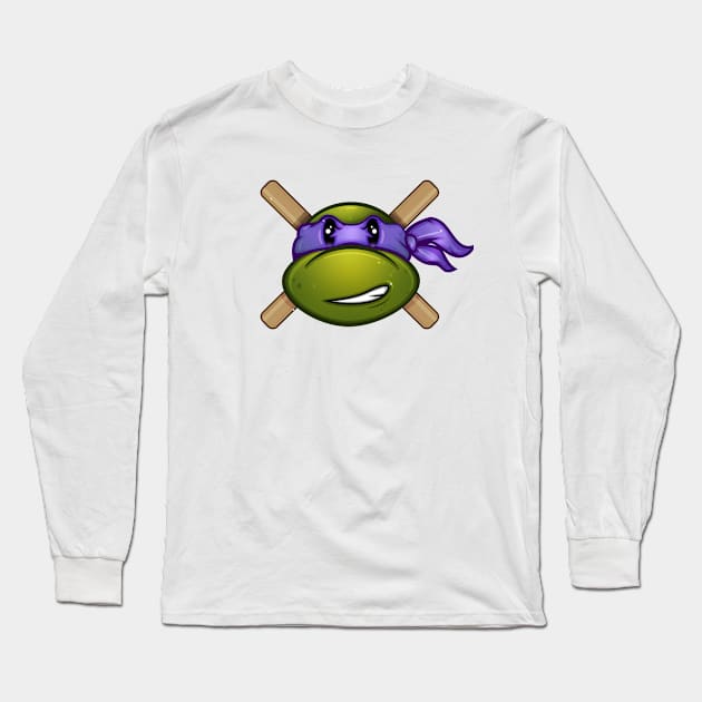 Turtle Fan Art Long Sleeve T-Shirt by  Chokolat